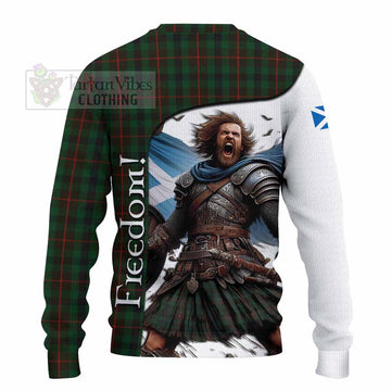 Tennant Crest Tartan Knitted Sweater Inspired by the Freedom of Scottish Warrior - Tartan Vibes Clothing