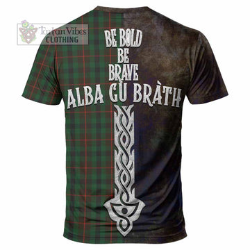 Tennant Tartan Family Crest T-Shirt Alba Gu Brath Be Brave Lion Ancient Style - Tartan Vibes Clothing