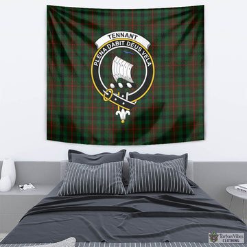 Tennant Tartan Tapestry Wall Hanging and Home Decor for Room with Family Crest - Tartan Vibes Clothing