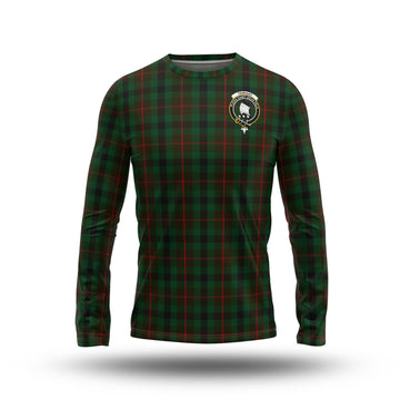Tennant Tartan Long Sleeve T-Shirt with Family Crest - Tartan Vibes Clothing