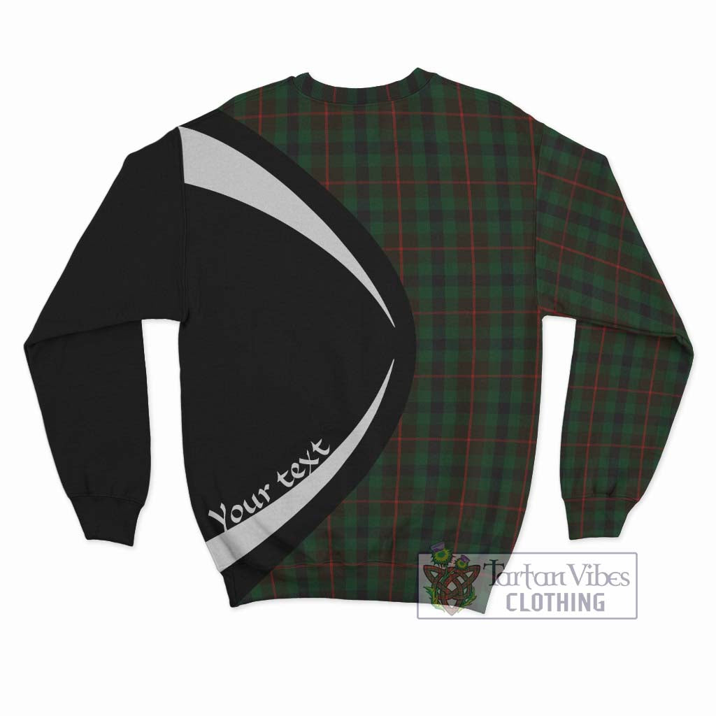 Tennant Tartan Sweatshirt with Family Crest Circle Style - Tartan Vibes Clothing
