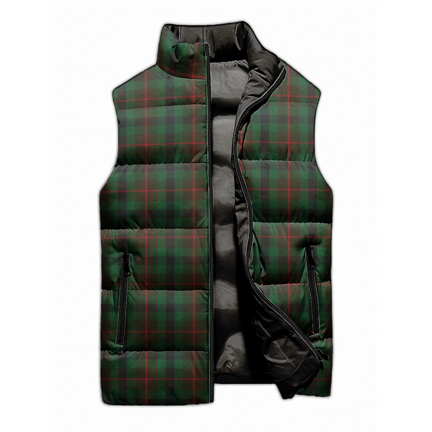 Tennant Tartan Sleeveless Puffer Jacket Unisex M - Tartan Vibes Clothing