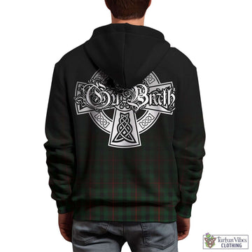 Tennant Tartan Hoodie Featuring Alba Gu Brath Family Crest Celtic Inspired - Tartan Vibes Clothing