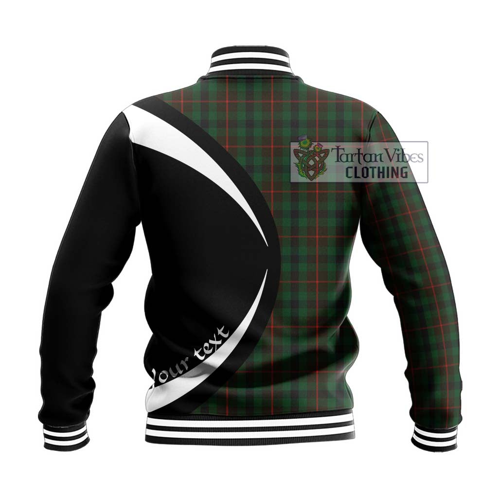 Tennant Tartan Baseball Jacket with Family Crest Circle Style - Tartan Vibes Clothing