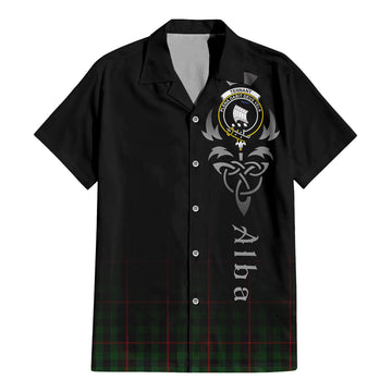 Tennant Tartan Hawaiian Shirt Shirt Featuring Alba Gu Brath Family Crest Celtic Inspired - Tartan Vibes Clothing