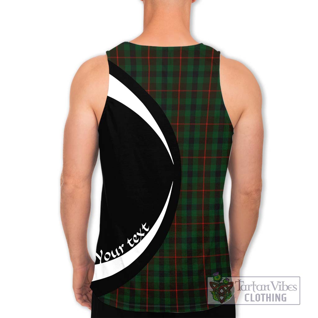 Tennant Tartan Men's Tank Top with Family Crest Circle Style - Tartan Vibes Clothing