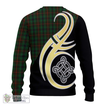 Tennant Tartan Ugly Sweater with Family Crest and Celtic Symbol Style - Tartan Vibes Clothing