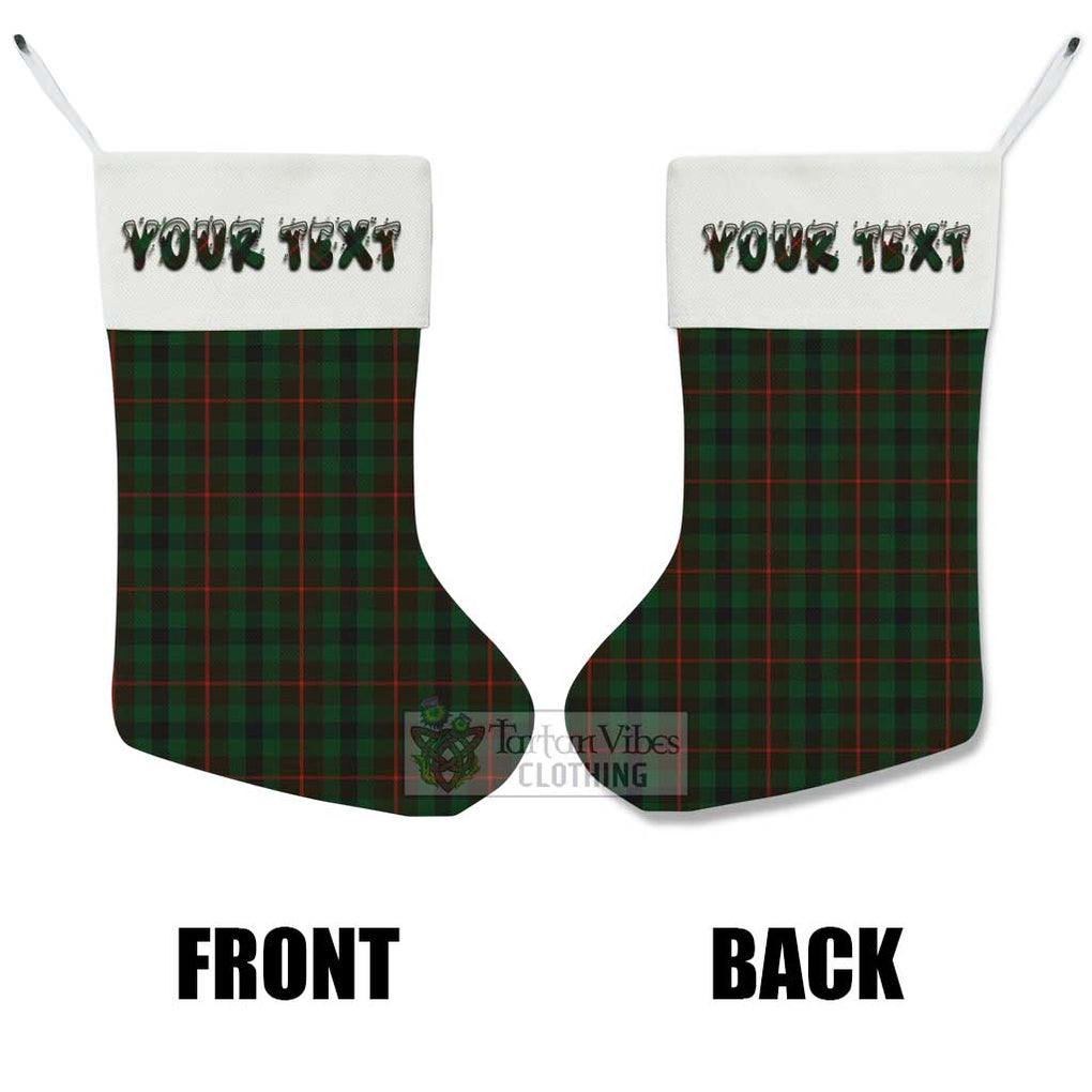 Tennant Tartan Christmas Stocking with Personalized Text - Tartan Vibes Clothing