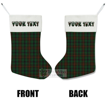 Tennant Tartan Christmas Stocking with Personalized Text - Tartan Vibes Clothing