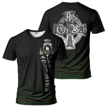 Tennant Tartan T-Shirt Featuring Alba Gu Brath Family Crest Celtic Inspired - Tartan Vibes Clothing