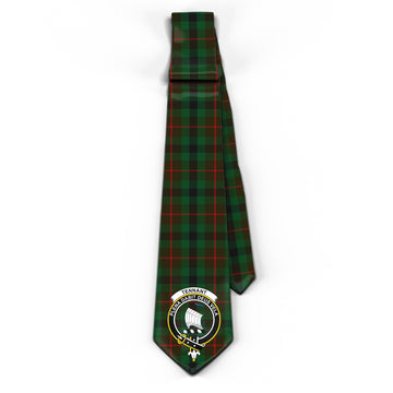 Tennant Tartan Classic Necktie with Family Crest