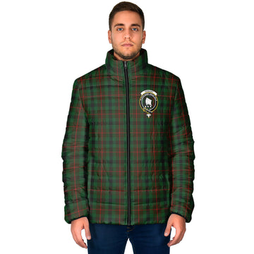 Tennant Tartan Padded Jacket with Family Crest