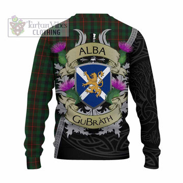 Tennant Tartan Family Crest Knitted Sweater Lion Rampant Royal Thistle Shield Celtic Inspired - Tartan Vibes Clothing