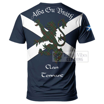Tennant Tartan Lion Rampant T-Shirt Proudly Display Your Heritage with Alba Gu Brath and Clan Name - Tartan Vibes Clothing