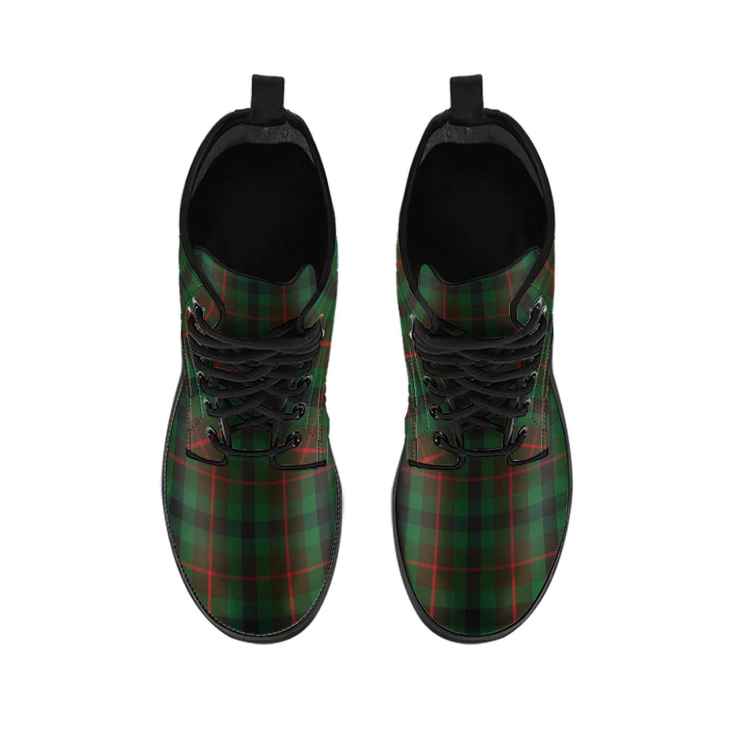Tennant Tartan Leather Boots - Tartan Vibes Clothing