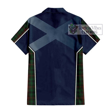 Tennant Tartan Hawaiian Shirt with Family Crest and Lion Rampant Vibes Sport Style - Tartan Vibes Clothing