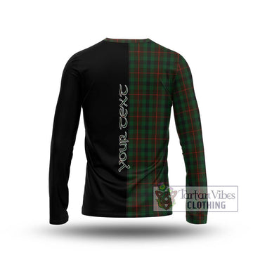 Tennant Tartan Long Sleeve T-Shirt with Family Crest and Half Of Me Style - Tartan Vibes Clothing