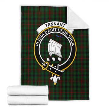 Tennant Tartan Blanket with Family Crest - Tartan Vibes Clothing