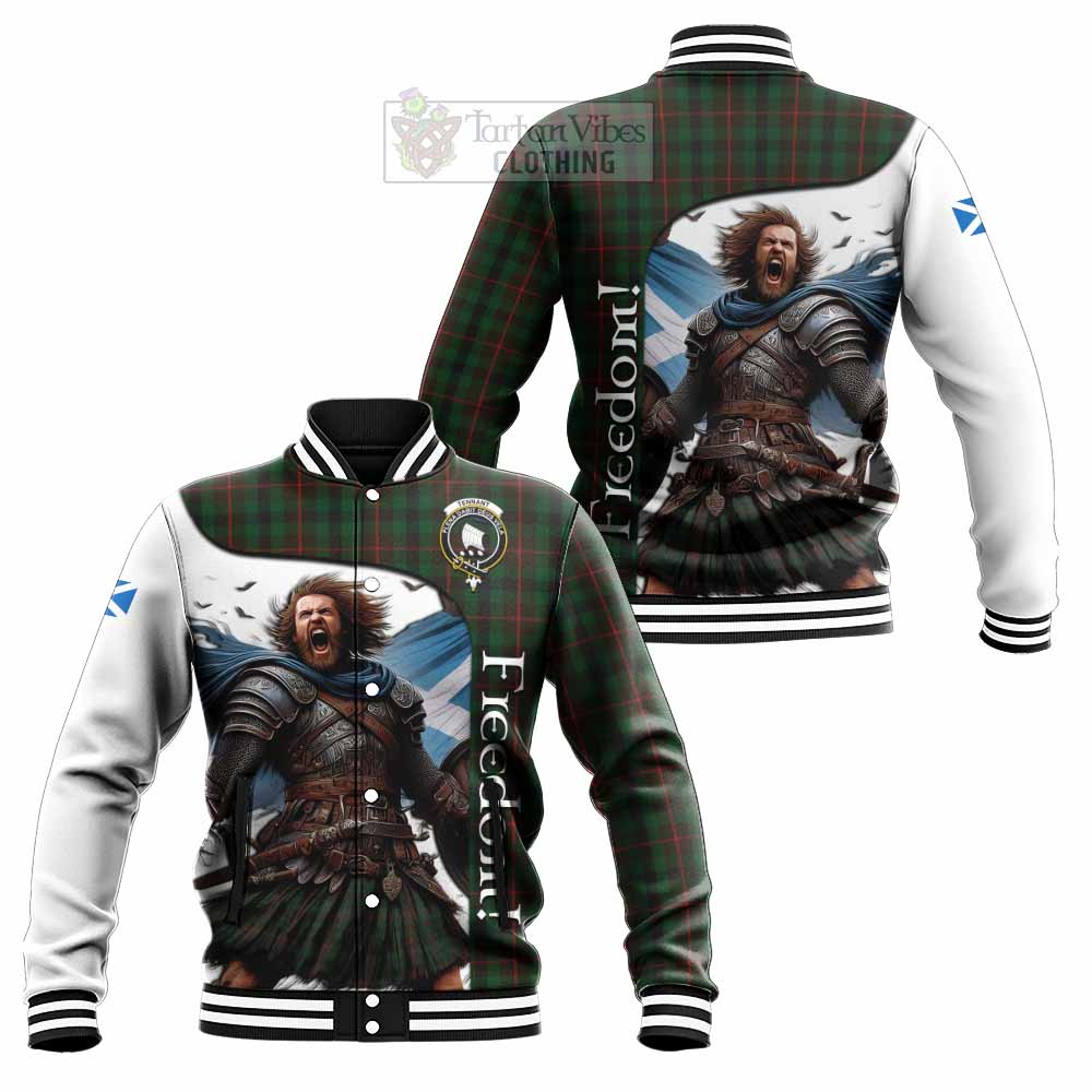 Tennant Crest Tartan Baseball Jacket Inspired by the Freedom of Scottish Warrior - Tartan Vibes Clothing
