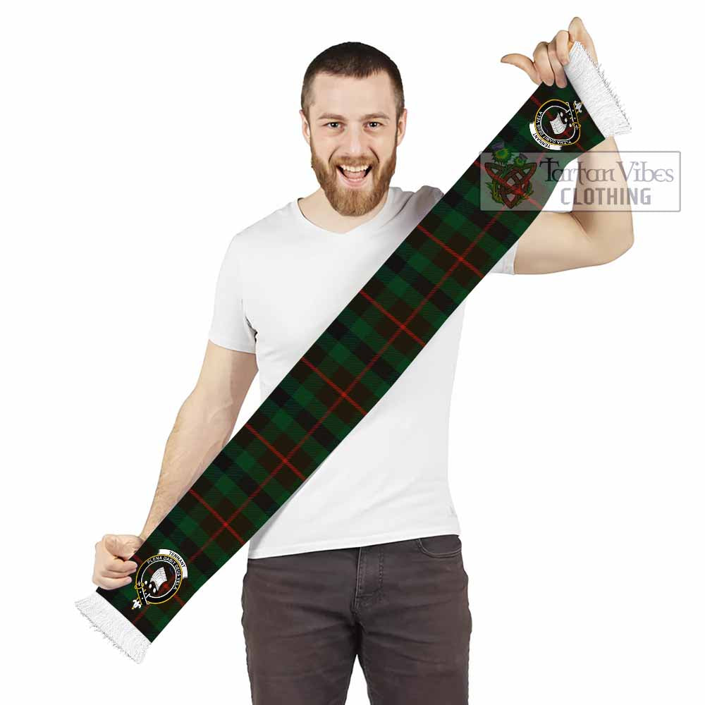 Tennant Tartan Ruffneck Scarf with Family Crest - Tartan Vibes Clothing