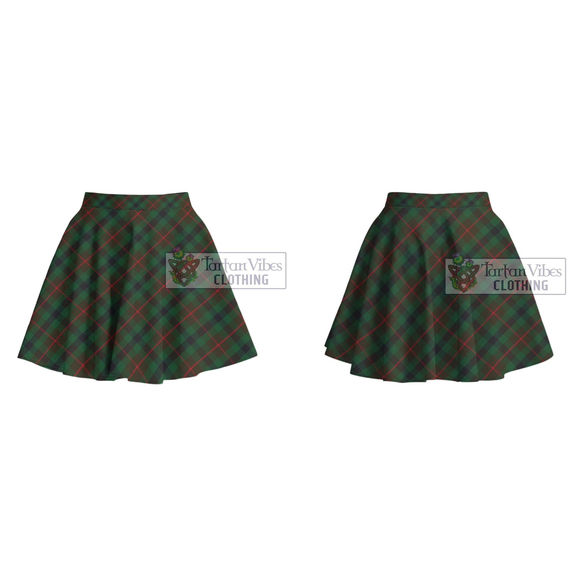 Tartan Vibes Clothing Tennant Tartan Women's Plated Mini Skirt