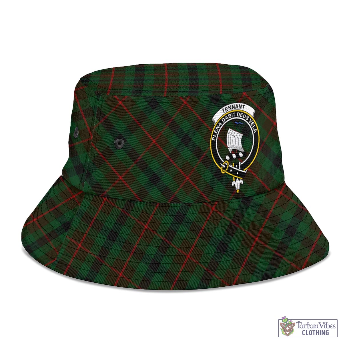 Tennant Tartan Bucket Hat with Family Crest - Tartan Vibes Clothing