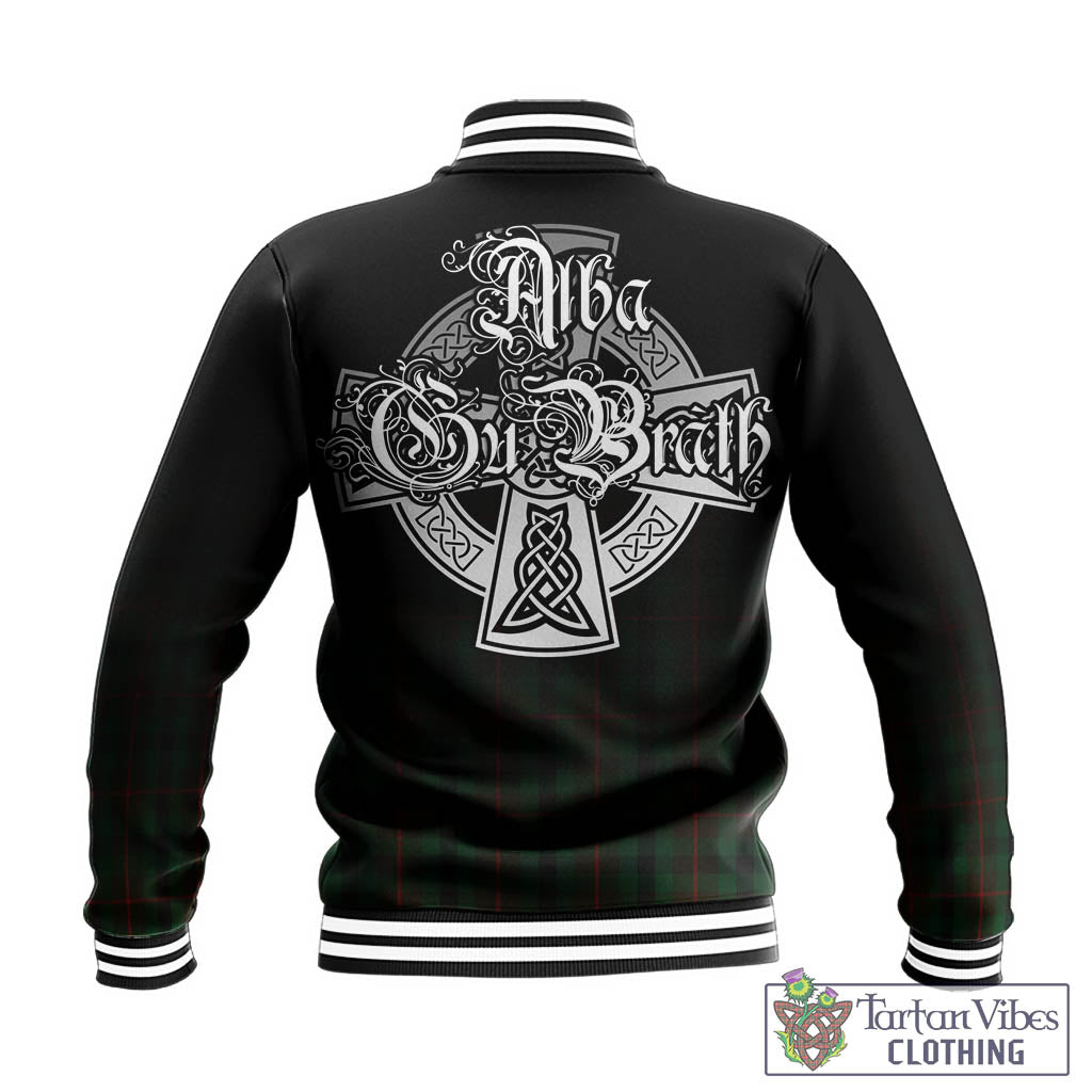Tennant Tartan Baseball Jacket Featuring Alba Gu Brath Family Crest Celtic Inspired - Tartan Vibes Clothing