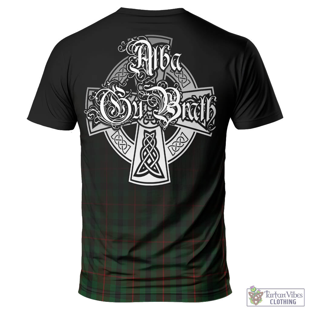 Tennant Tartan T-Shirt Featuring Alba Gu Brath Family Crest Celtic Inspired - Tartan Vibes Clothing
