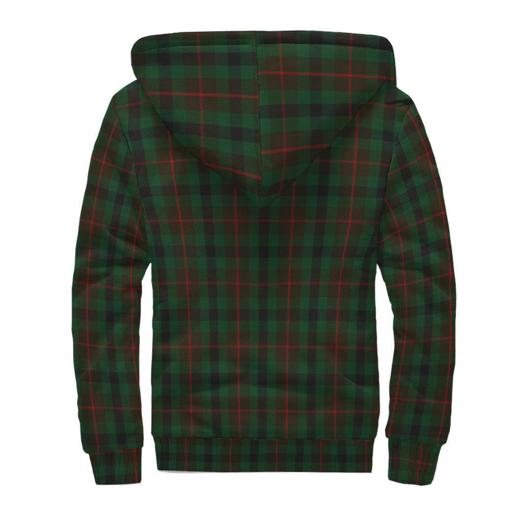Tennant Tartan Sherpa Hoodie with Family Crest - Tartan Vibes Clothing