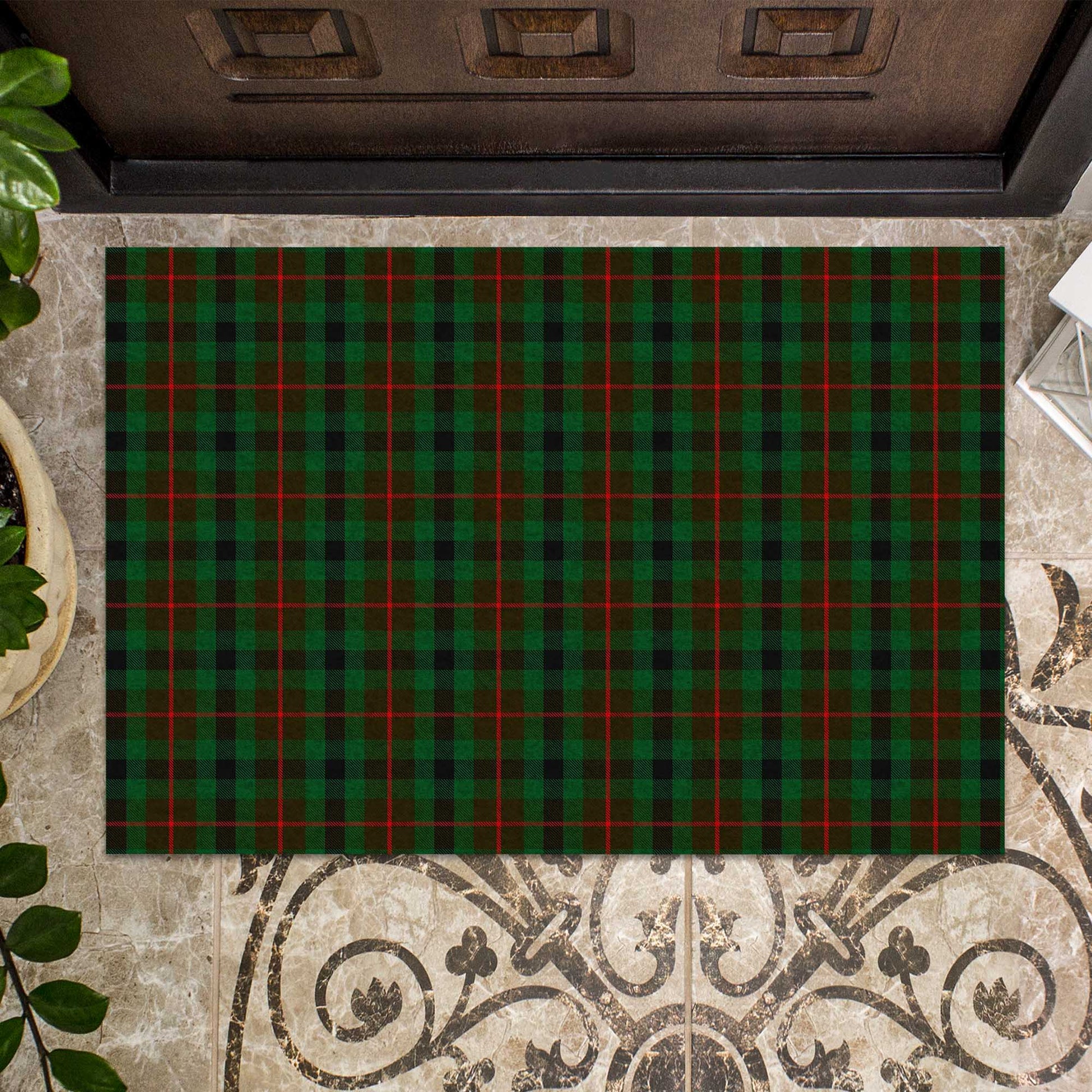 Tennant Tartan Rubber Doormat - Tartan Vibes Clothing