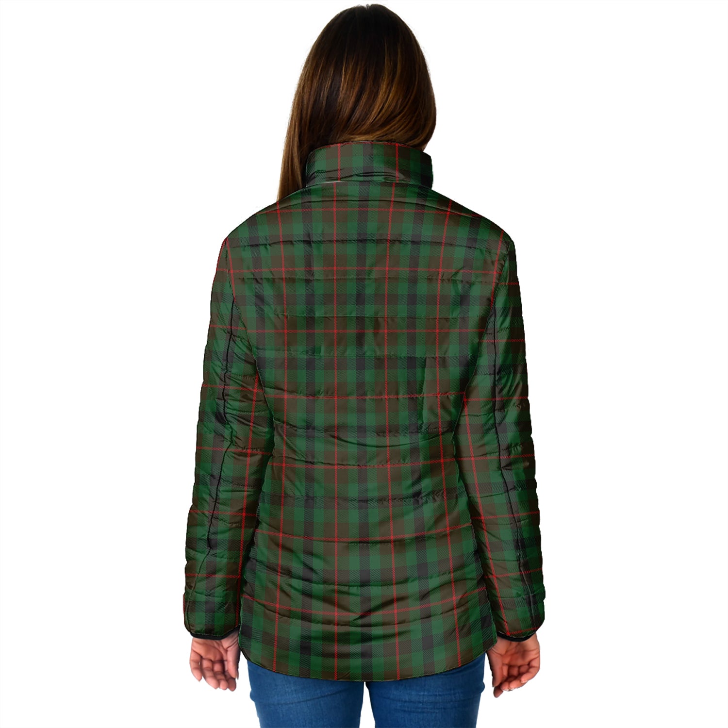 Tennant Tartan Padded Jacket with Family Crest - Tartan Vibes Clothing
