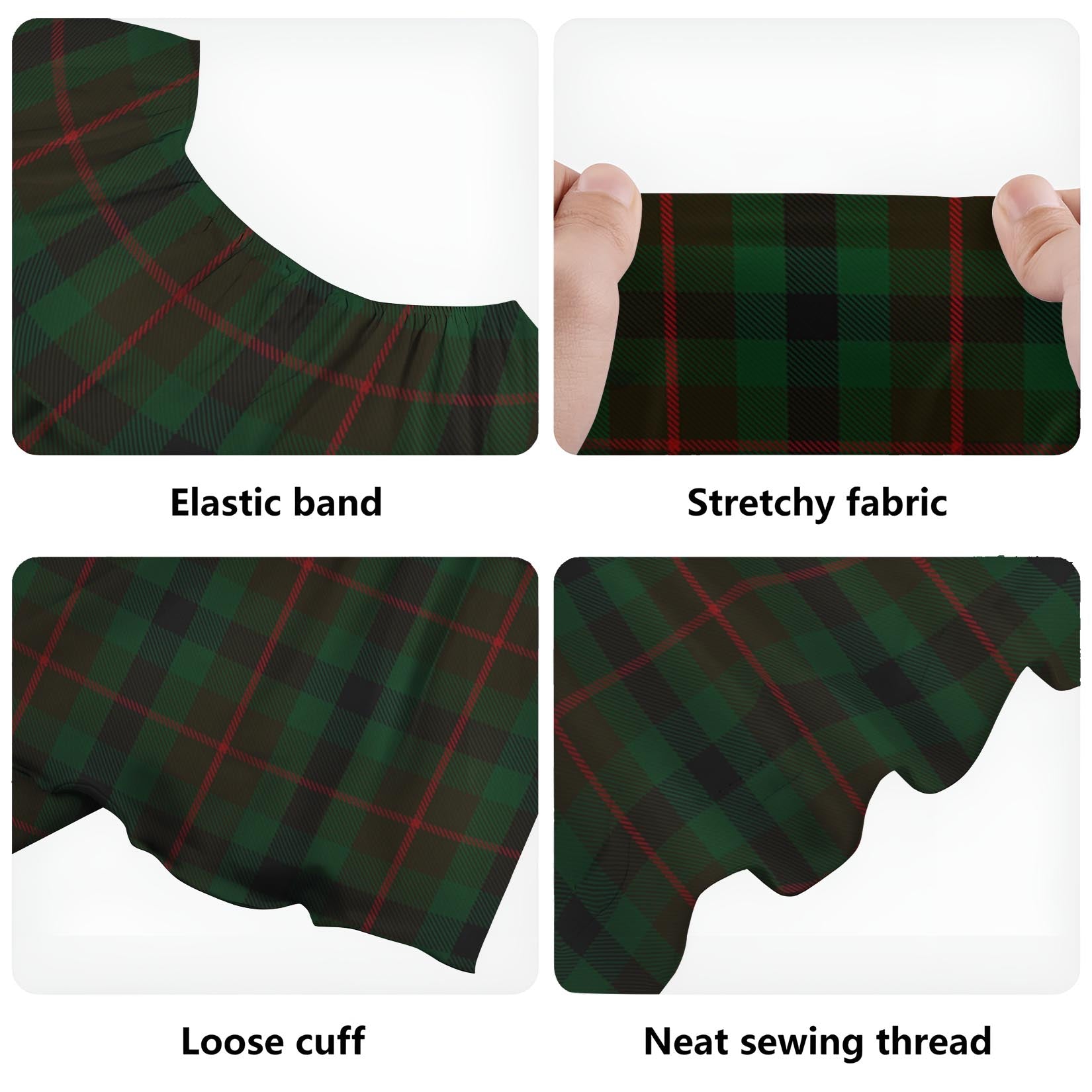 Tennant Tartan Off Shoulder Long Dress - Tartan Vibes Clothing