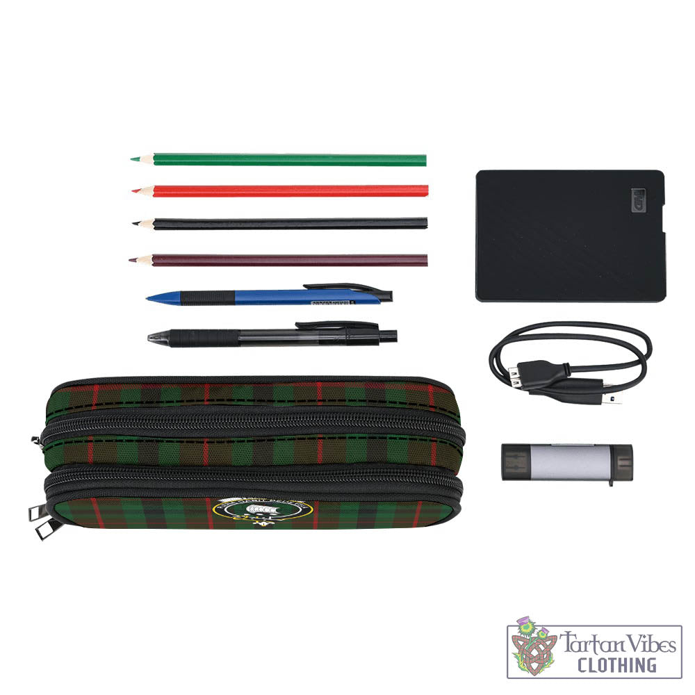 Tennant Tartan Pen and Pencil Case with Family Crest - Tartan Vibes Clothing