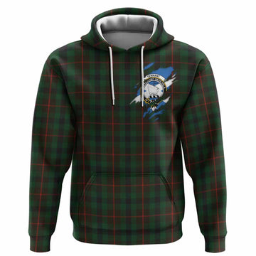Tennant Clan Crest In Me Tartan Hoodie Scotland Flag Style