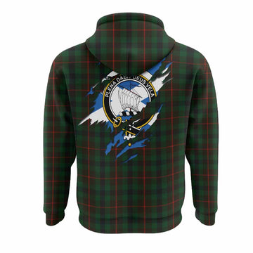 Tennant Clan Crest In Me Tartan Hoodie Scotland Flag Style