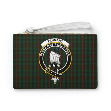 Tartan Vibes Clothing Tennant Family Crest Tartan Clutch Bag