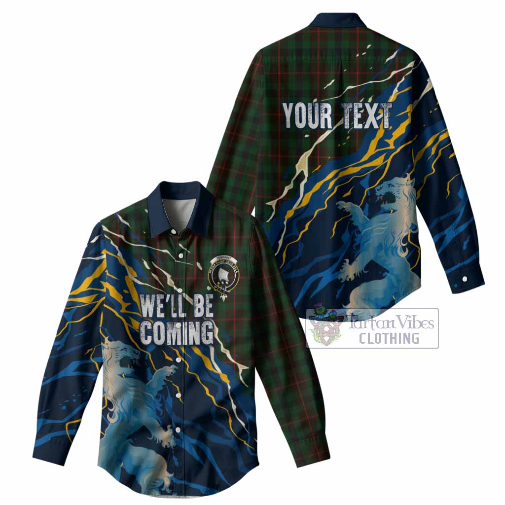 Tennant Scotland Tartan Women Casual Shirt WC2026 Football - We'll Be Coming
