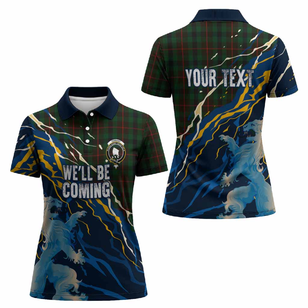 Tennant Scotland Tartan Women Polo Shirt WC2026 Football - We'll Be Coming