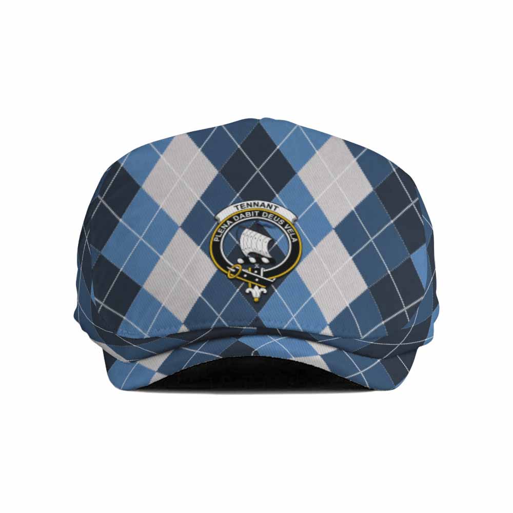 Tennant Scottish Family Crest Flat Cap, Jeff Cap Scotland National Argyle Classic Style - Tartan Vibes Clothing