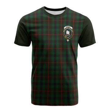 Tennant Tartan Accent Cotton T-shirt with Family Crest