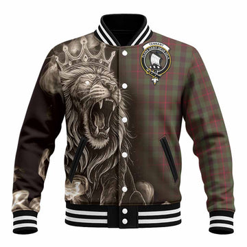 Tennant Tartan Baseball Jacket Roaring Lion Heritage
