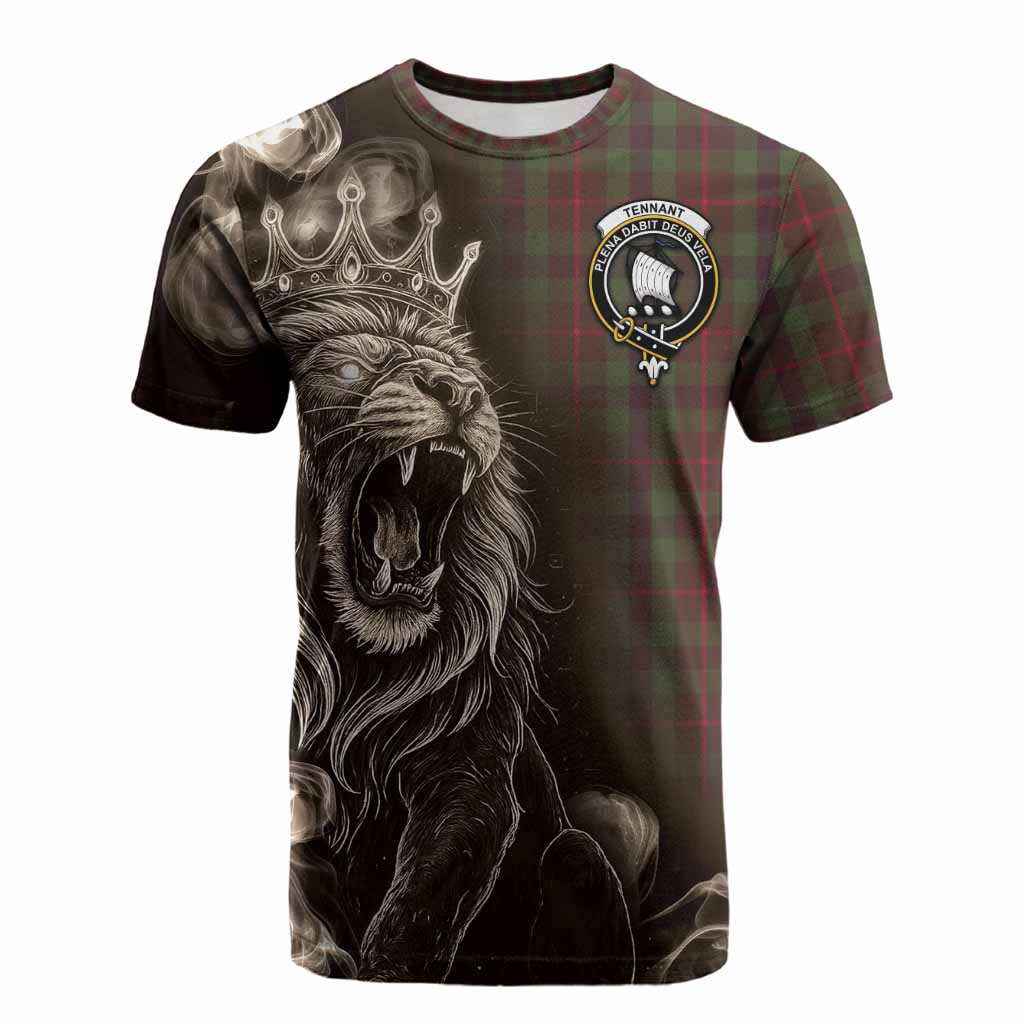 Tennant Tartan Cotton T-shirt Roaring Lion Heritage