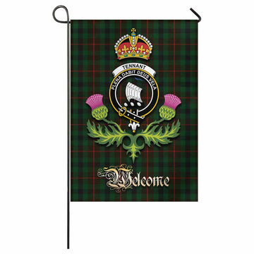 Tennant Tartan Family Crest Garden Flag Royal Thistle Welcome Style - Tartan Vibes Clothing
