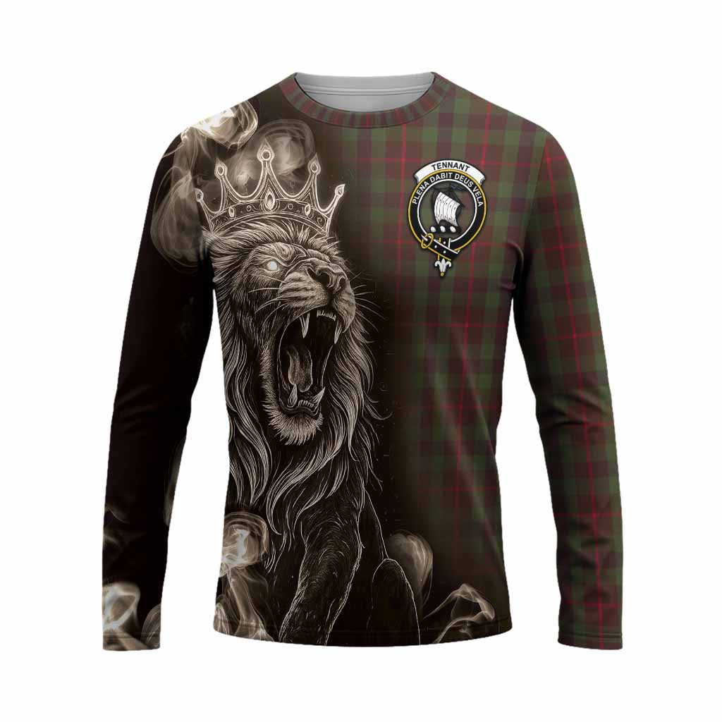 Tennant Tartan Long Sleeve T-Shirt Roaring Lion Heritage