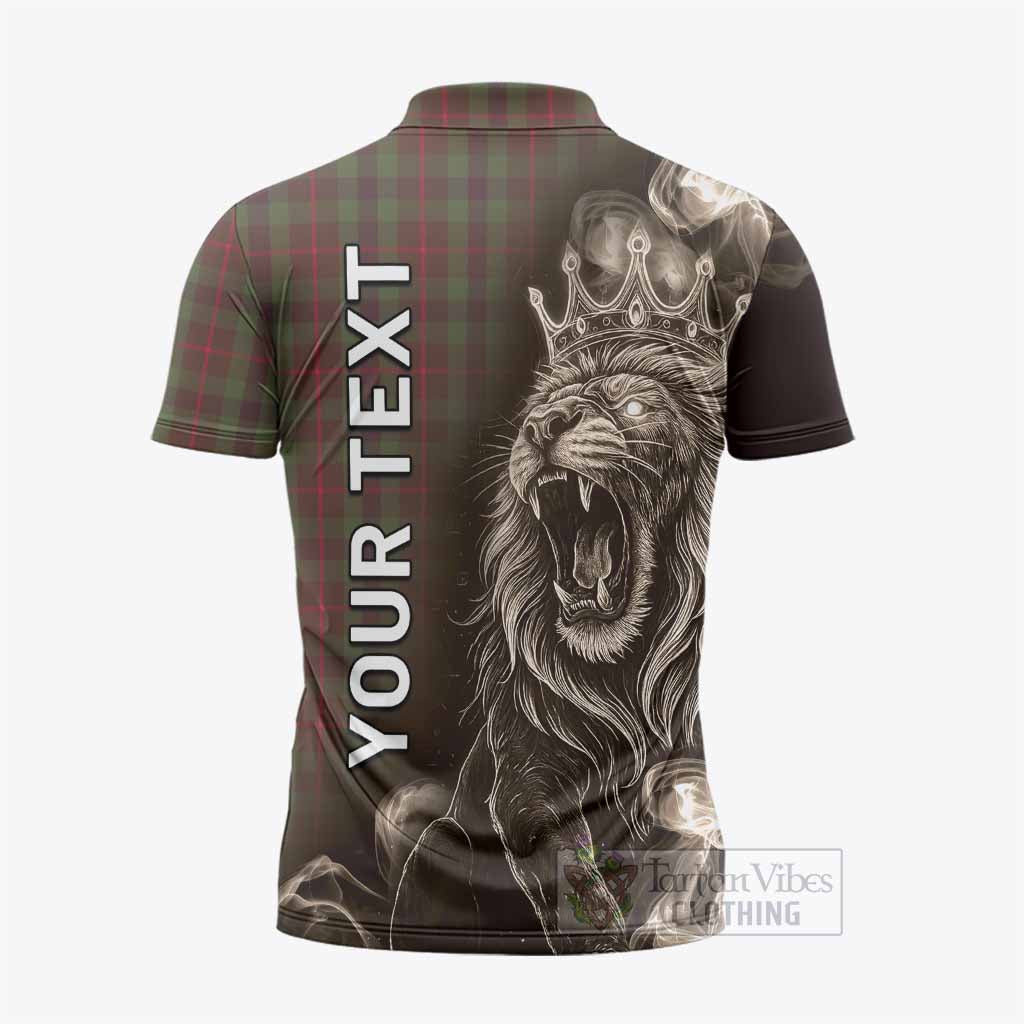 Tennant Tartan Zipper Polo Shirt Roaring Lion Heritage