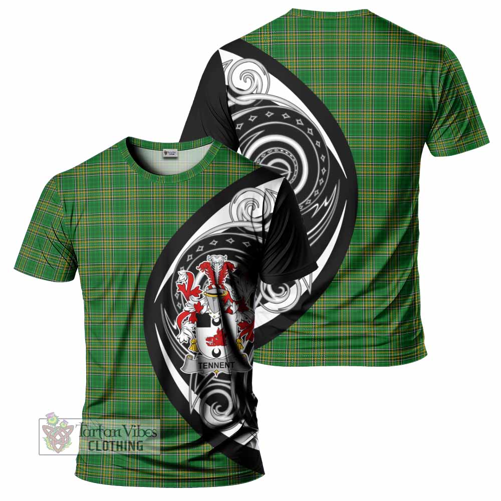 Tartan Vibes Clothing Tennent Irish Clan T-Shirt Celtic Circle Style