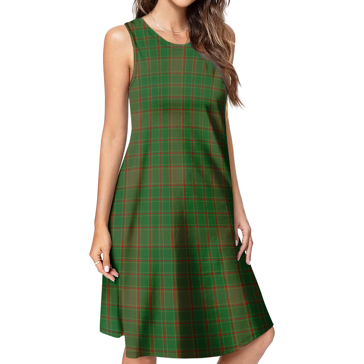 Terry Tartan Womens Casual Dresses 4XL - Tartan Vibes Clothing