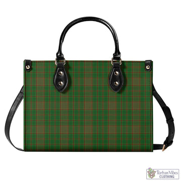 Terry Tartan Luxury Leather Handbags L - Tartan Vibes Clothing