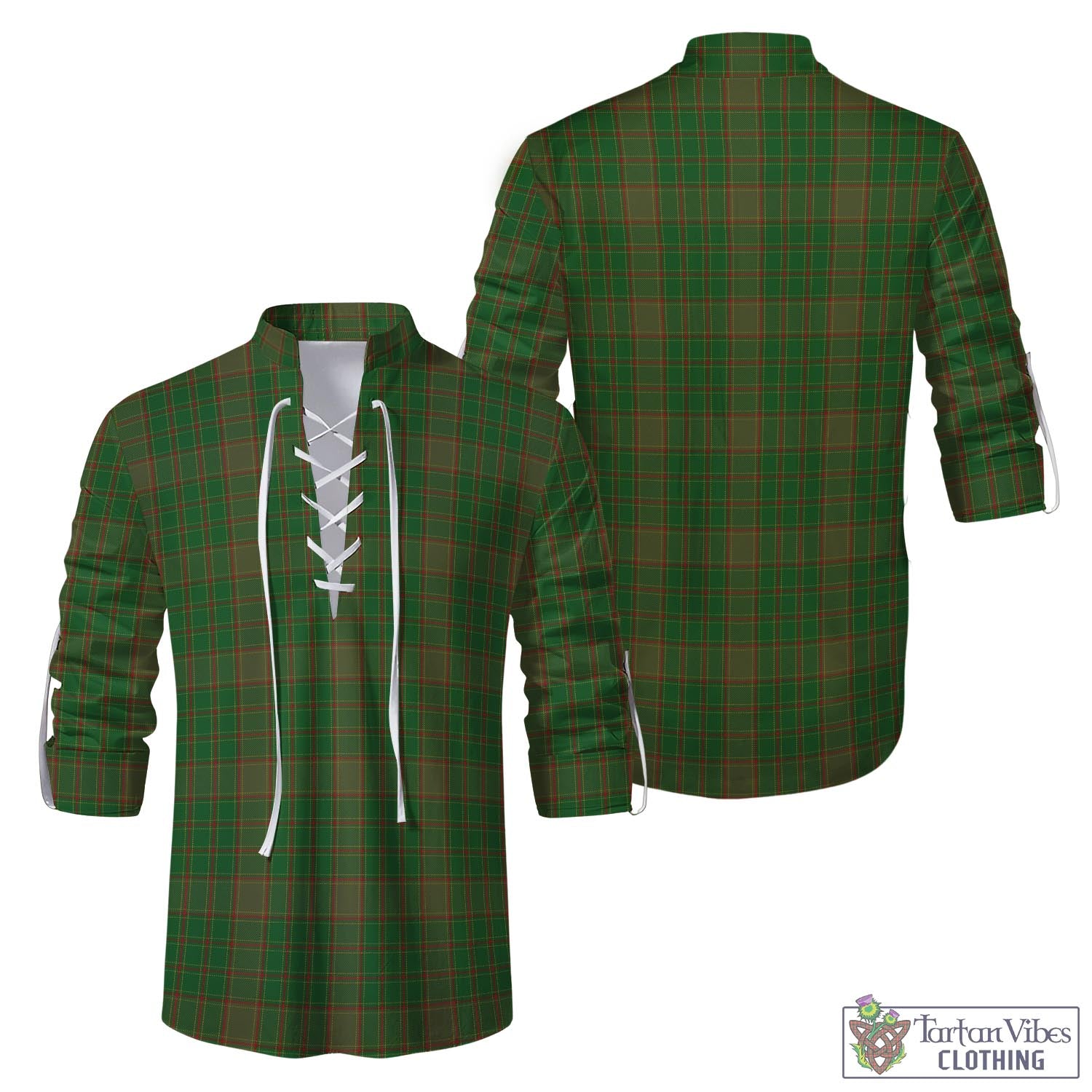 Terry Tartan Men's Scottish Traditional Jacobite Ghillie Kilt Shirt Men - Tartan Vibes Clothing