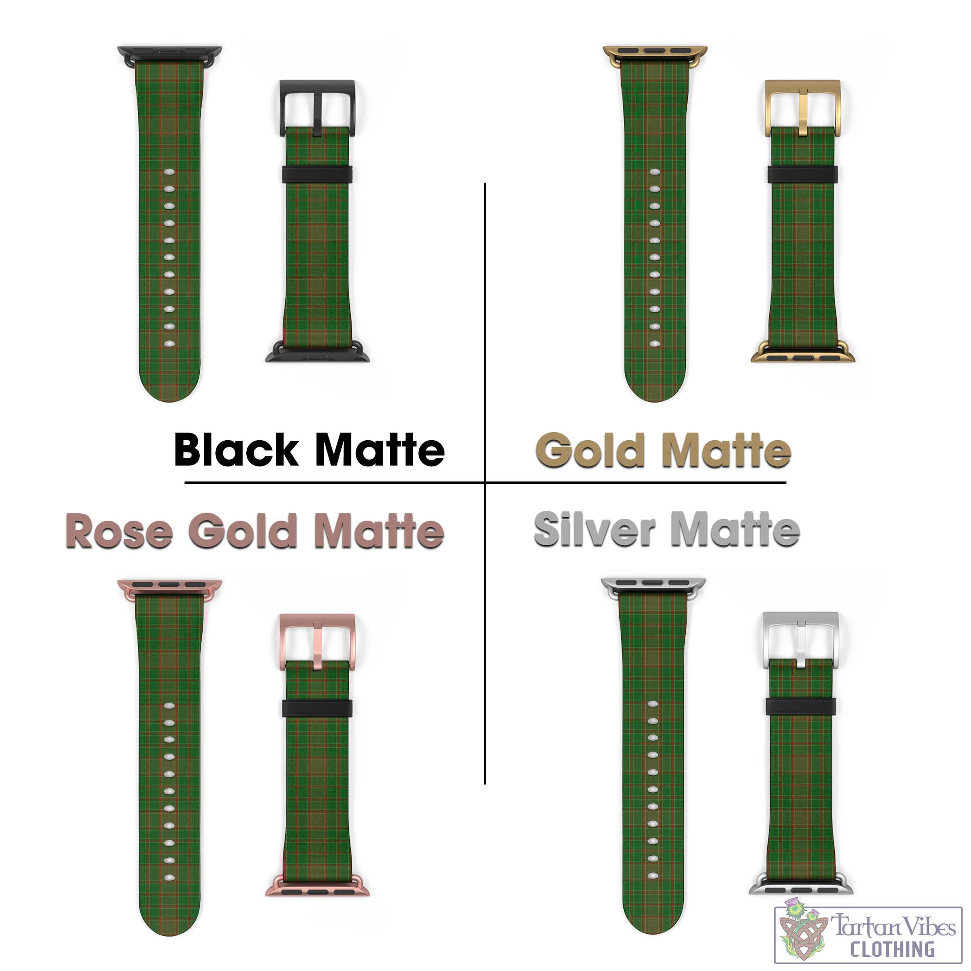Terry Tartan Watch Band 42 - 45 mm - Tartan Vibes Clothing